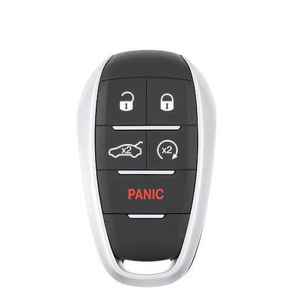 2017-2024 Alfa Romeo Giulia / Stelvio / 5-Button Smart Key / PN: 6EP44LXHAA / KR5ALFA434 / AFTERMARKET 2017-2024 Alfa Romeo Giulia / Stelvio / 5-Button Smart Key / PN: 6EP44LXHAA / KR5ALFA434 / AFTERMARKET
